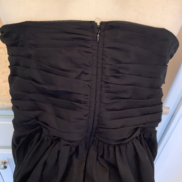 Allen Schwartz Privé Black Strapless Gown Size 12 - Picture 5 of 9